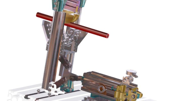 勤工机器人获得弯管机弯折视点调理组织专利便于对设备进行折叠收纳