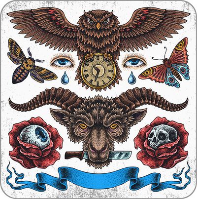 女主播胸部整形后被用来打广告 身上纹身图案清晰可辨